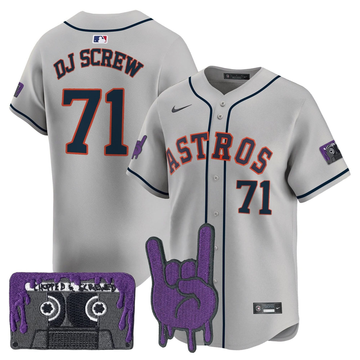 HA DJ Screw Patch Vapor Premier Limited Jersey - Stitched