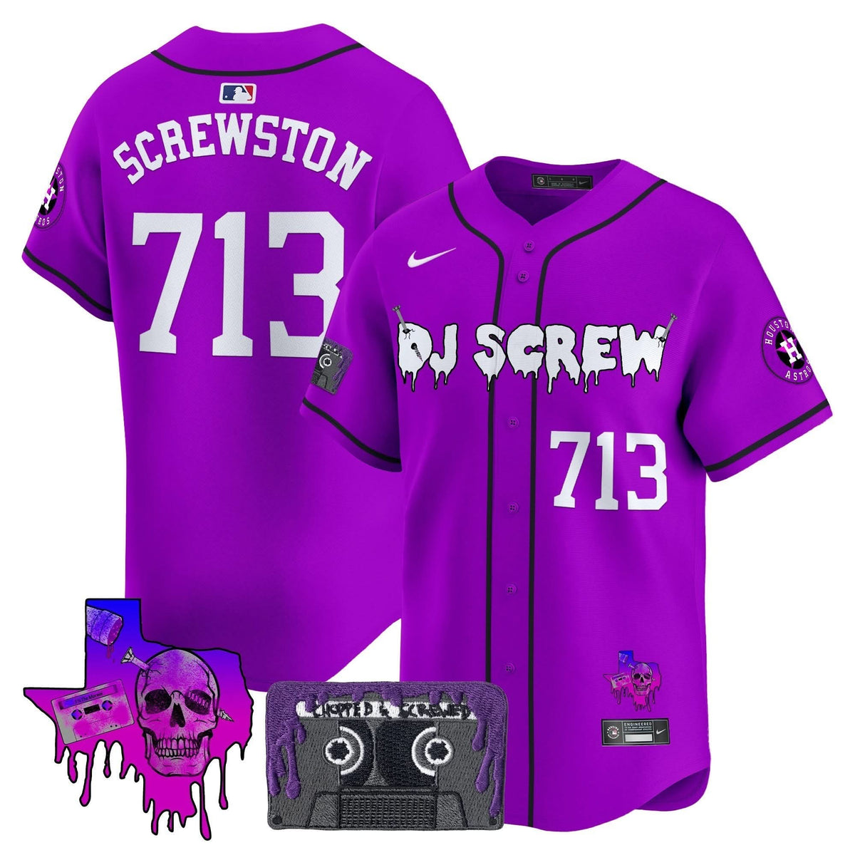 HA DJ Screw Patch Vapor Premier Limited Jersey V2 - Stitched