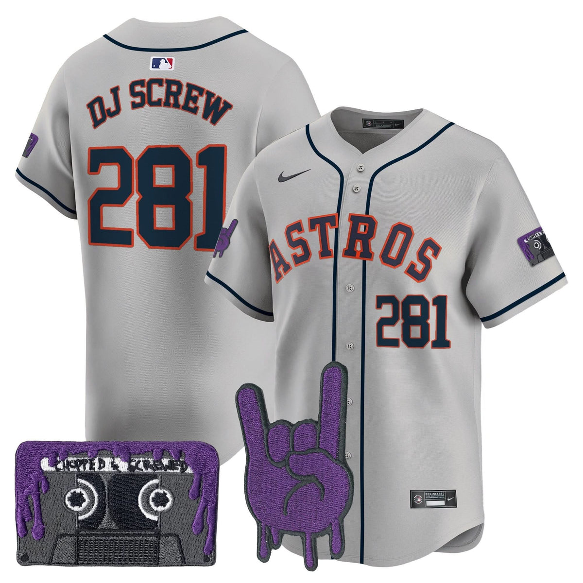 HA DJ Screw Patch Vapor Premier Limited Jersey - Stitched