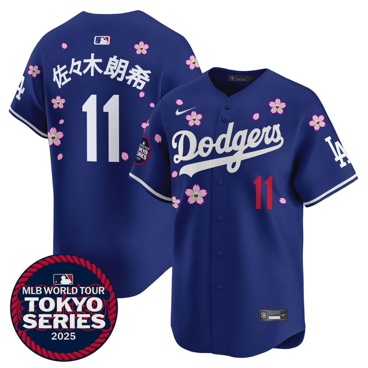 LAD Tokyo Series 2025 Vapor Premier Limited Jersey V2 - Stitched