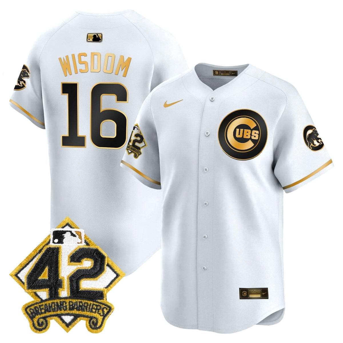 CC 2025 Jackie Robinson Patch Vapor Premier Limited Jersey - Stitched