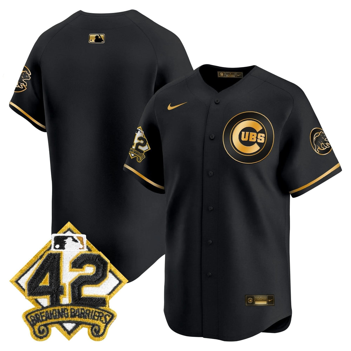 CC 2025 Jackie Robinson Patch Vapor Premier Limited Jersey - Stitched