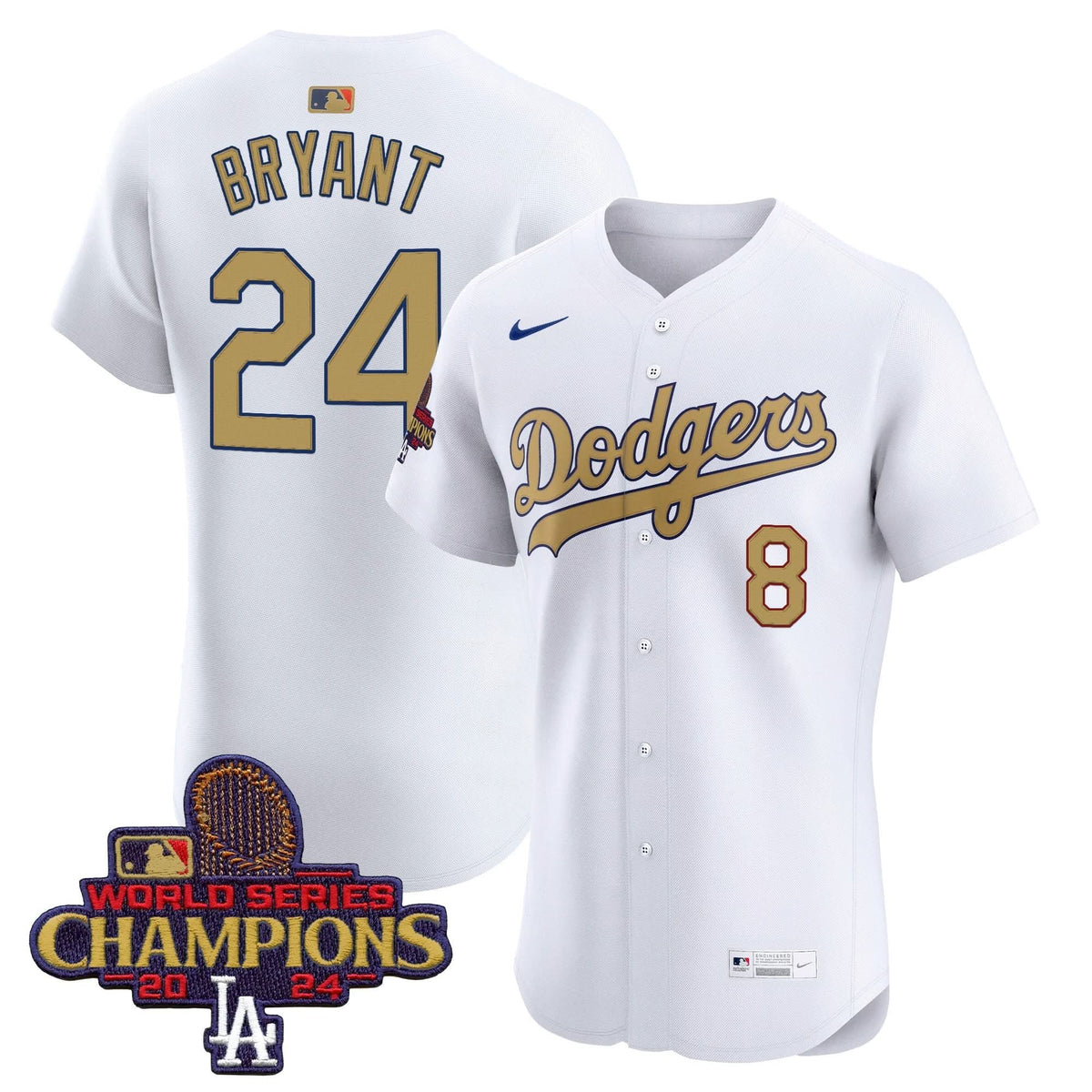 LAD 2025 Gold Vapor Premier Elite Jersey - Stitched