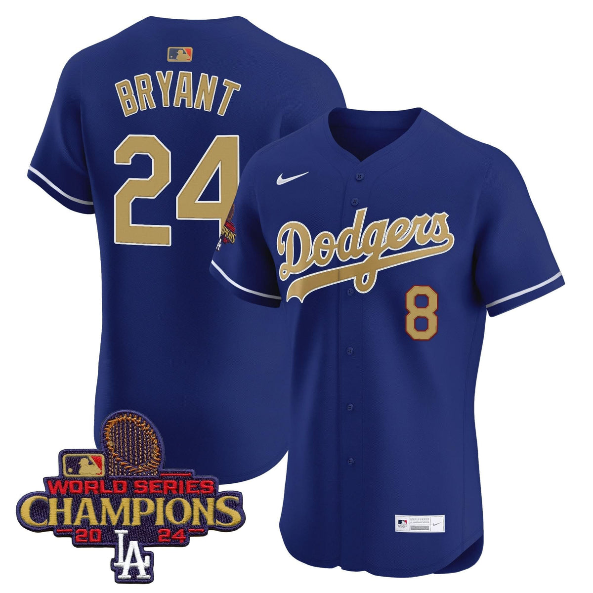 LAD 2025 Gold Vapor Premier Elite Jersey - Stitched