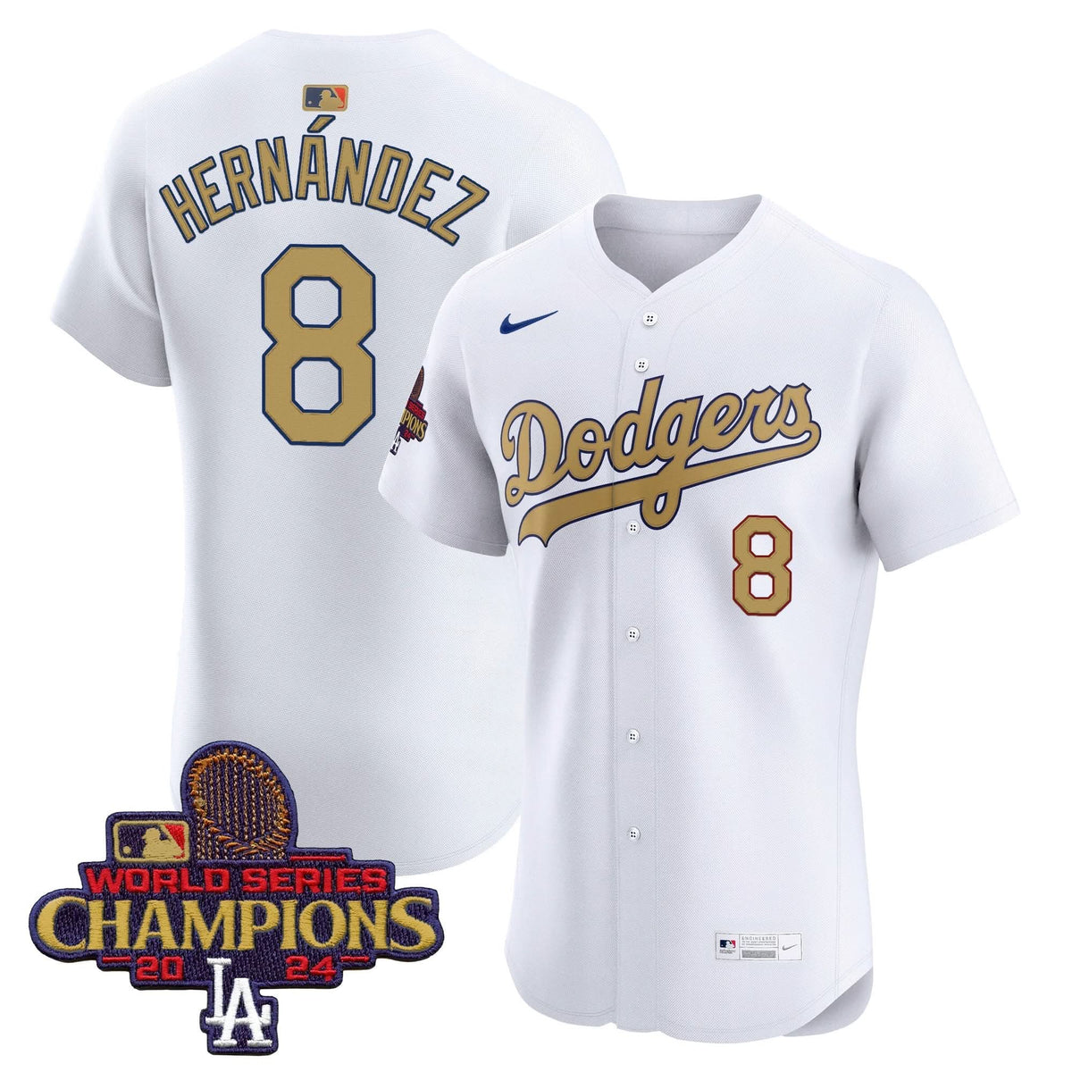 LAD 2025 Gold Vapor Premier Elite Jersey - Stitched