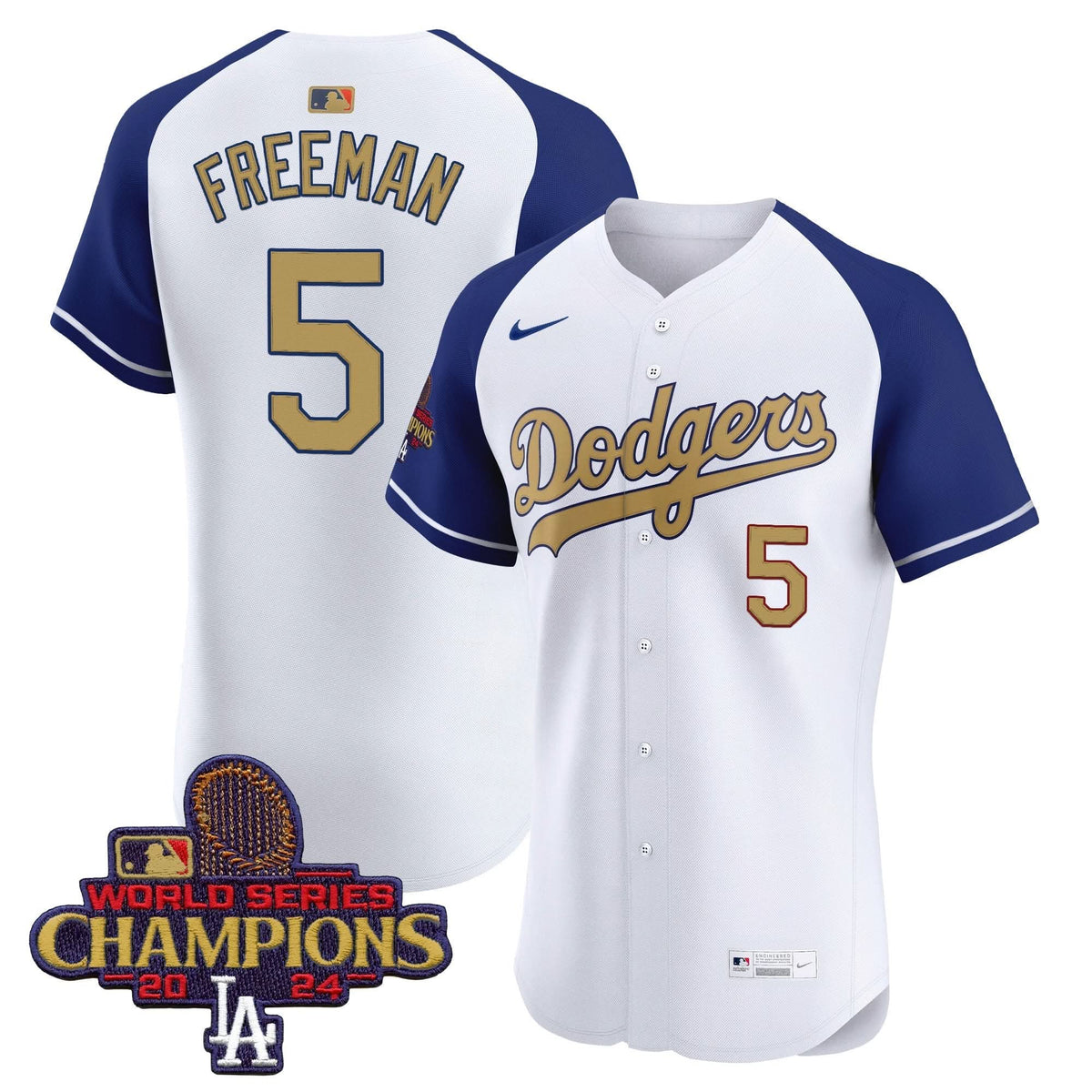 LAD 2025 Gold Vapor Premier Elite Jersey - Stitched