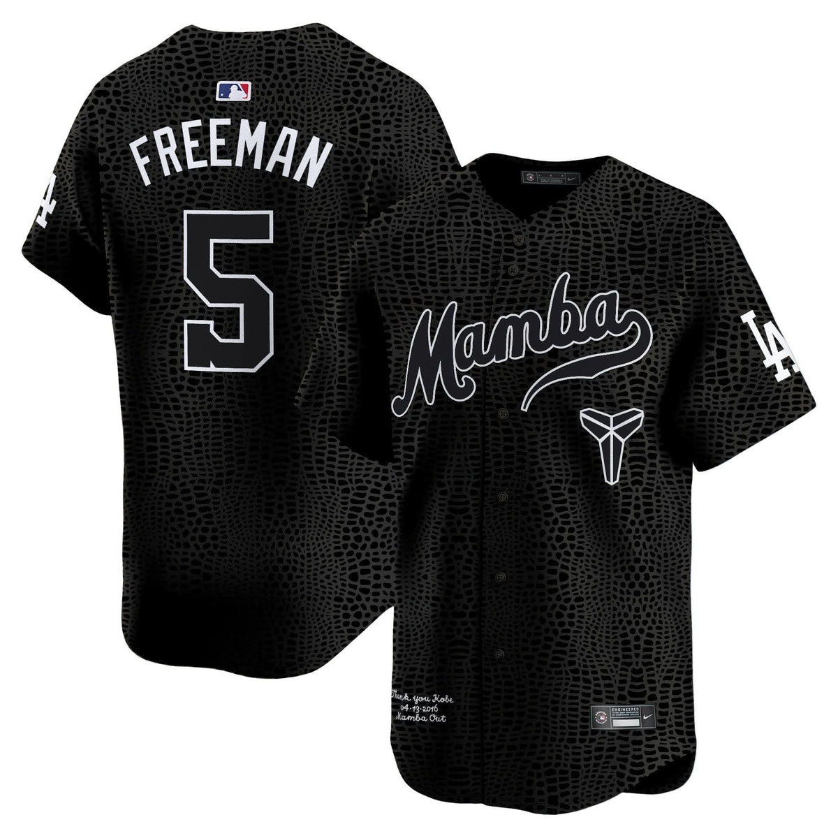 LAD Kobe Bryant Mamba Vapor Premier Limited Jersey - Stitched