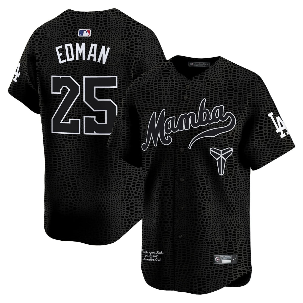 LAD Kobe Bryant Mamba Vapor Premier Limited Jersey - Stitched
