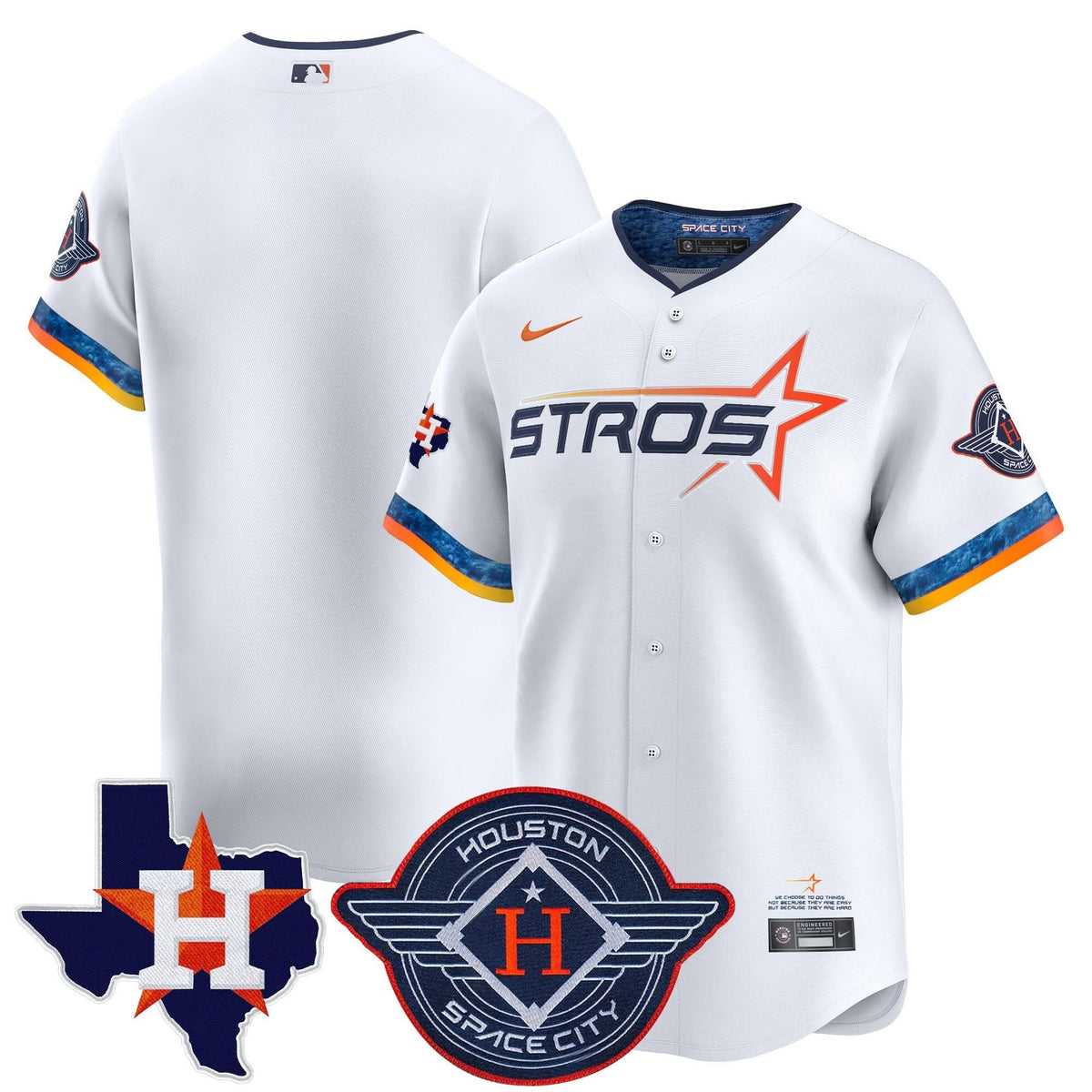 HA 2025 City Connect Texas Patch Vapor Premier Limited Jersey - Stitched