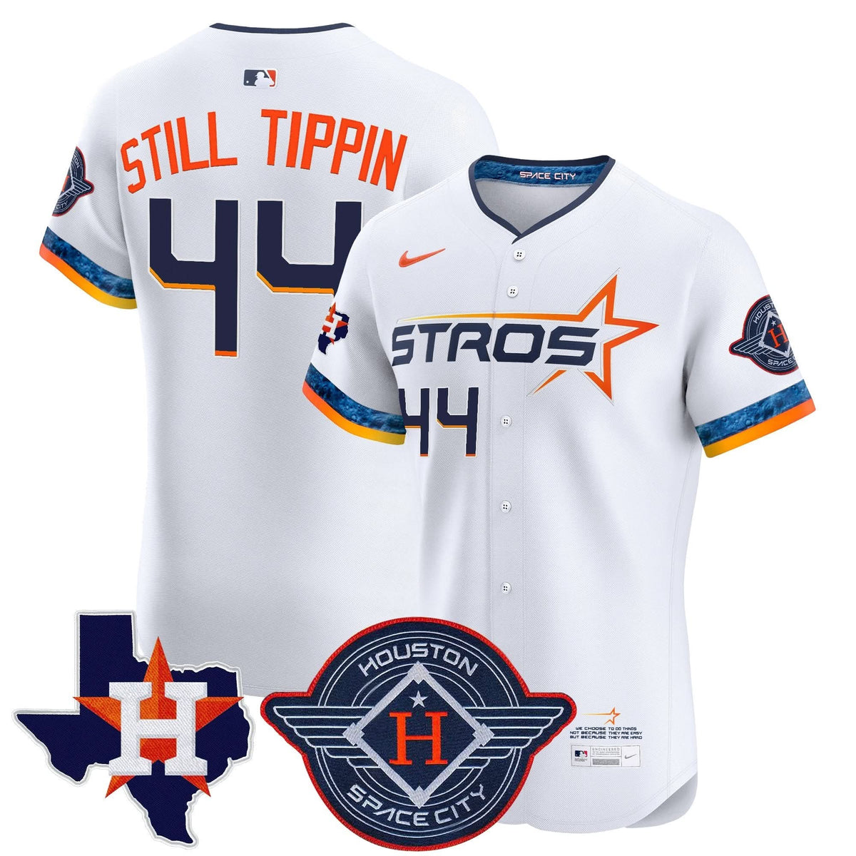 HA 2025 City Connect Texas Patch Vapor Premier Elite Jersey - Stitched
