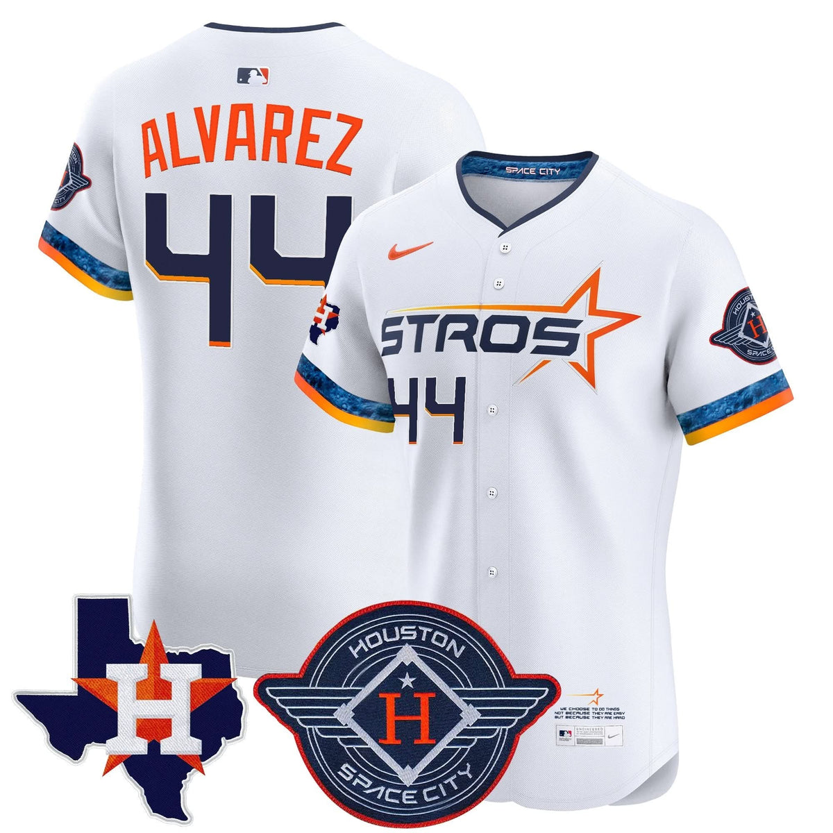 HA 2025 City Connect Texas Patch Vapor Premier Elite Jersey - Stitched