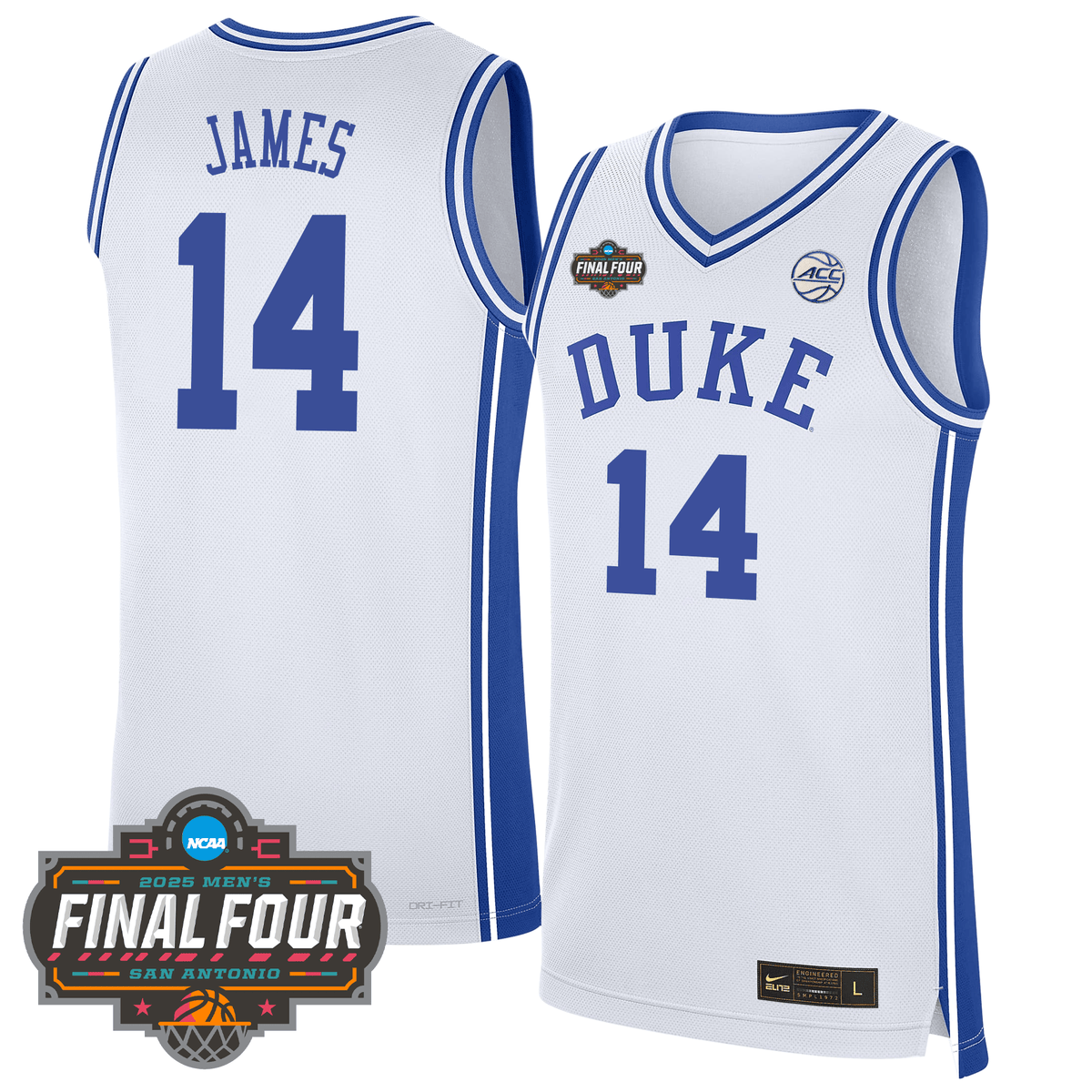 DUKE Basketball 24/25 Jersey - Final Four Patch