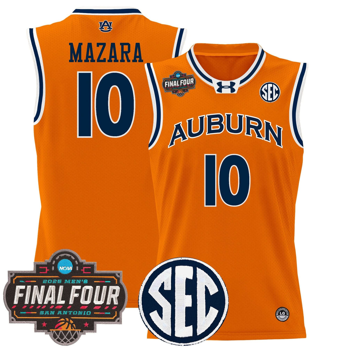 AT 2025 Final Four Patch Lightweight Basketball Jersey - Stitched