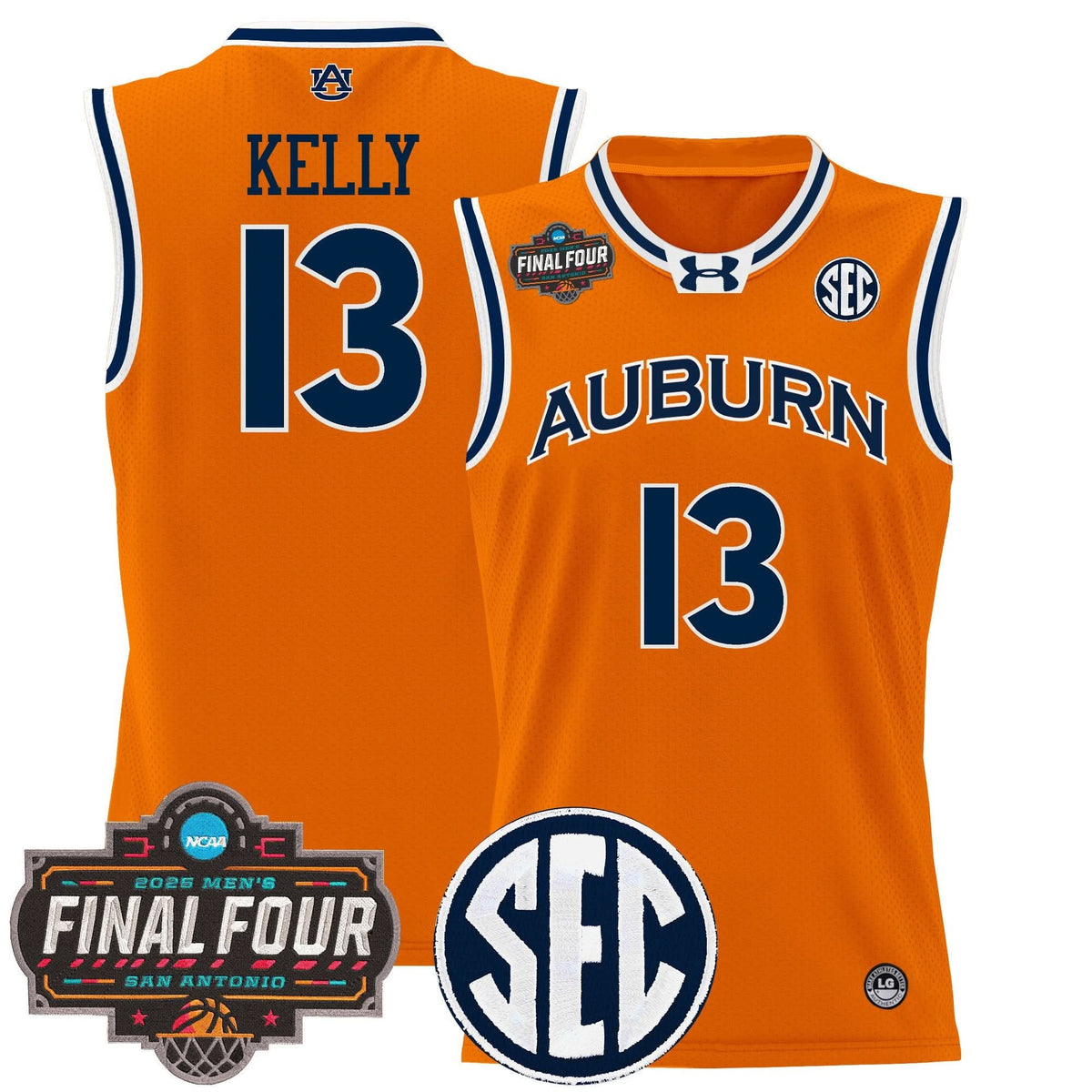 AT 2025 Final Four Patch Lightweight Basketball Jersey - Stitched