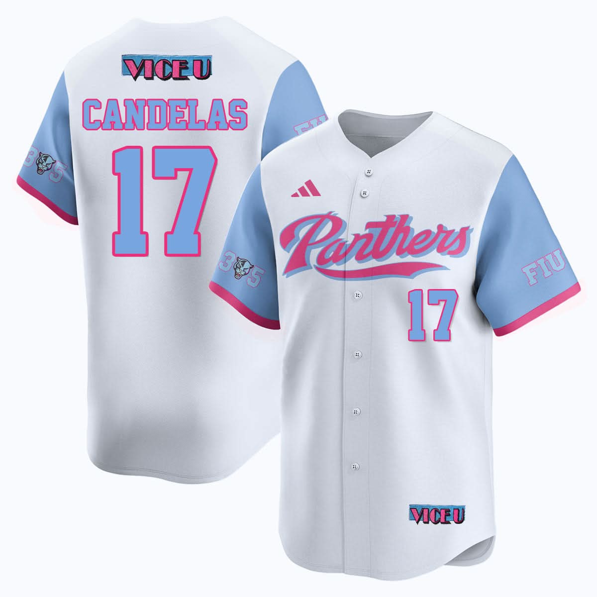 FIU Baseball 2025 'Vice U' Jersey - Stitched
