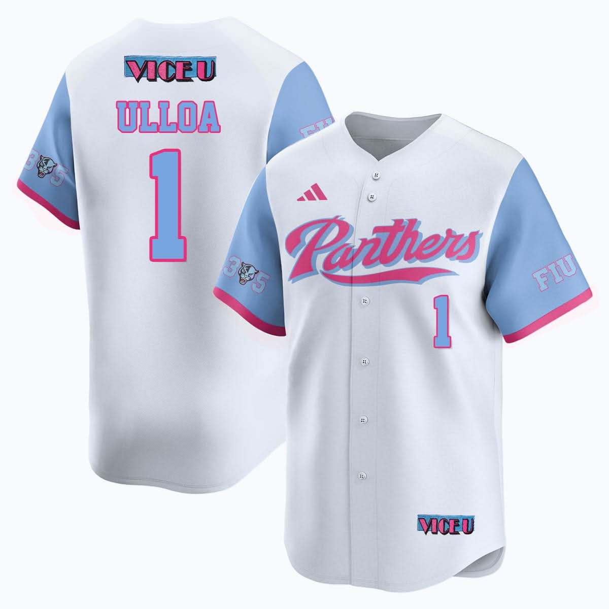 FIU Baseball 2025 'Vice U' Jersey - Stitched