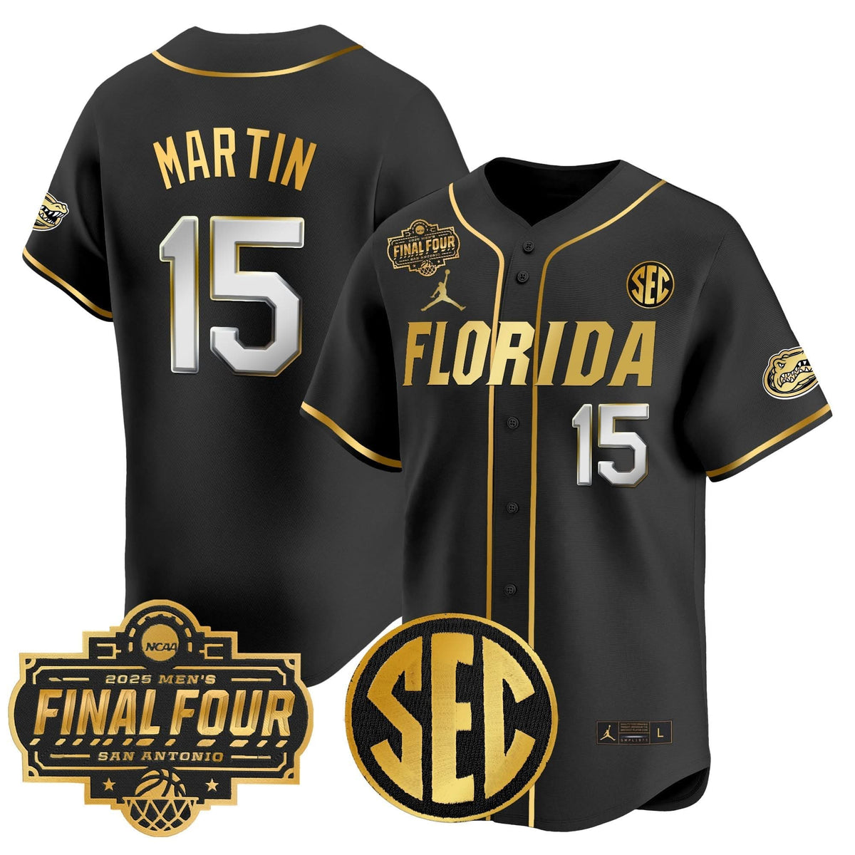 FG 2025 Final Four Patch Vapor Baseball Jersey - Stitched