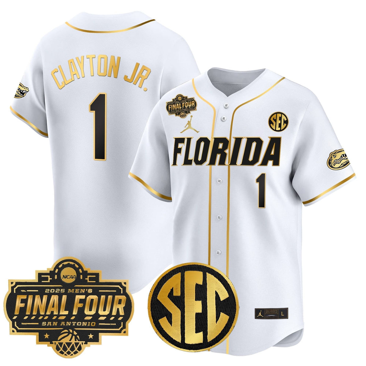 FG 2025 Final Four Patch Vapor Baseball Jersey - Stitched