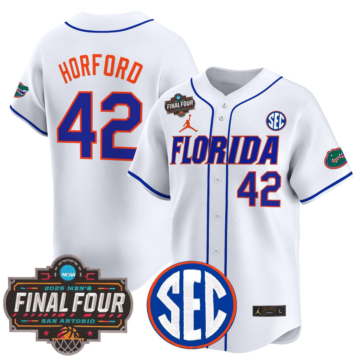 FG 2025 Final Four Patch Vapor Baseball Jersey - Stitched