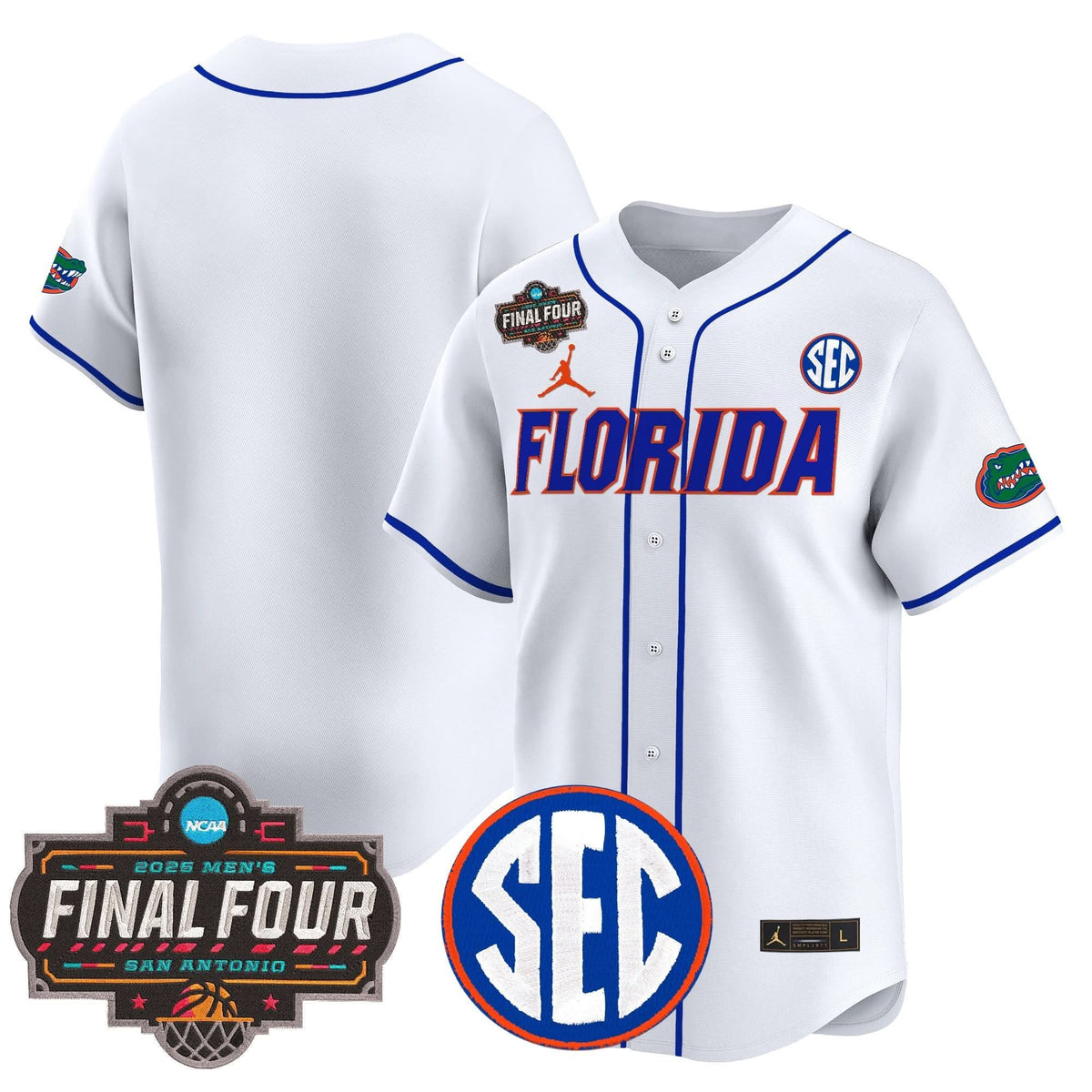 FG 2025 Final Four Patch Vapor Baseball Jersey - Stitched
