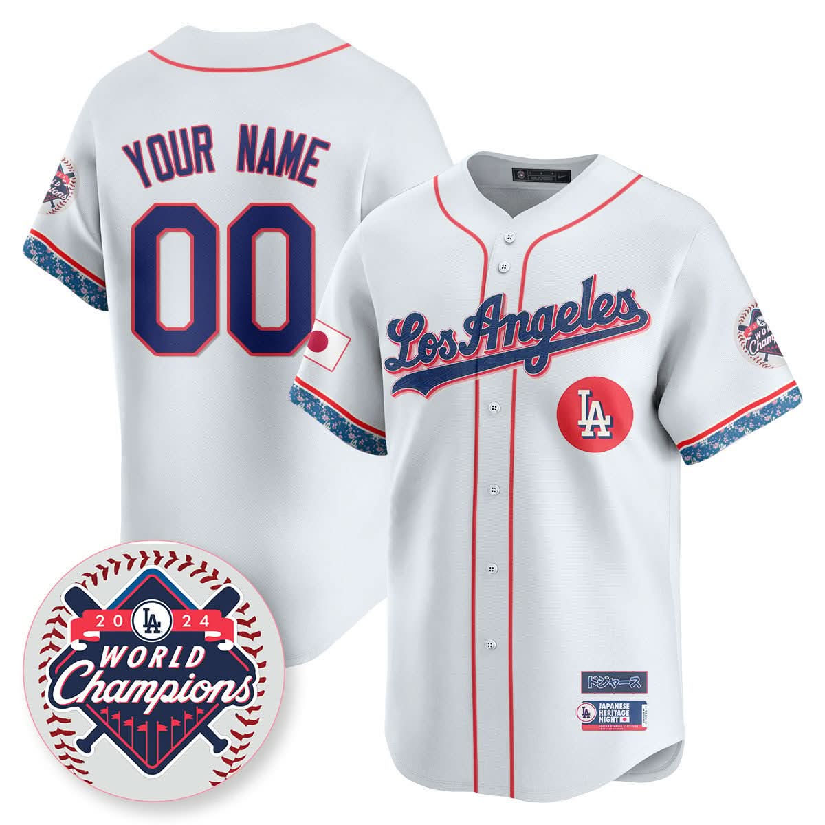 Custom Gender/Name LAD Japanese Heritage Night Jersey - Stitched