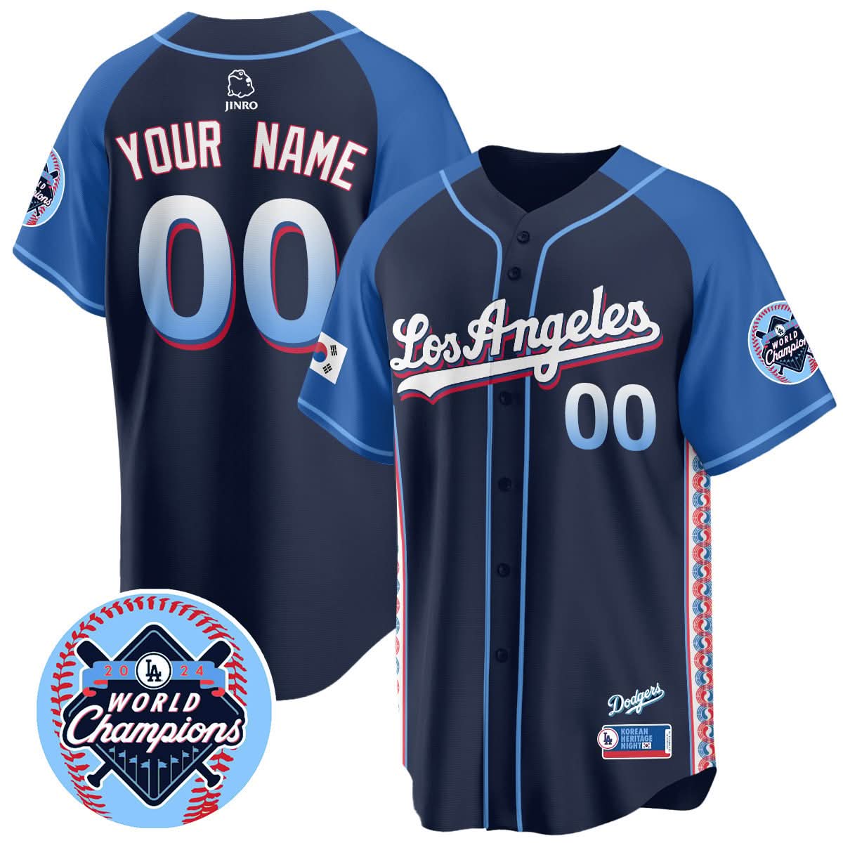 Custom Gender/Name LAD Korean Heritage Night Jersey - Stitched