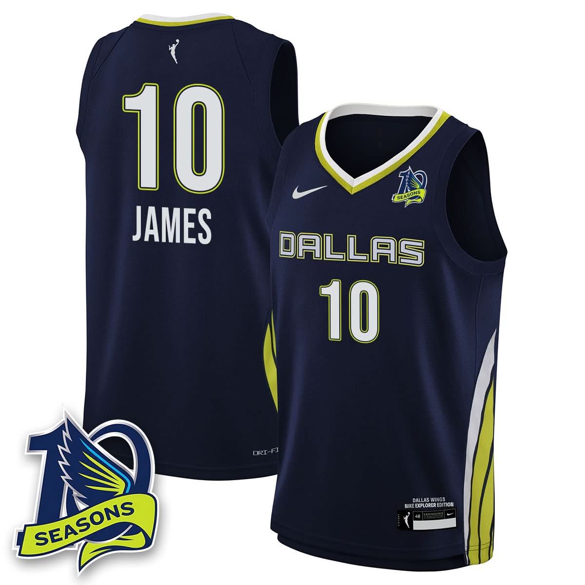 Dallas Wings 2025 Limited Jersey - Stitched