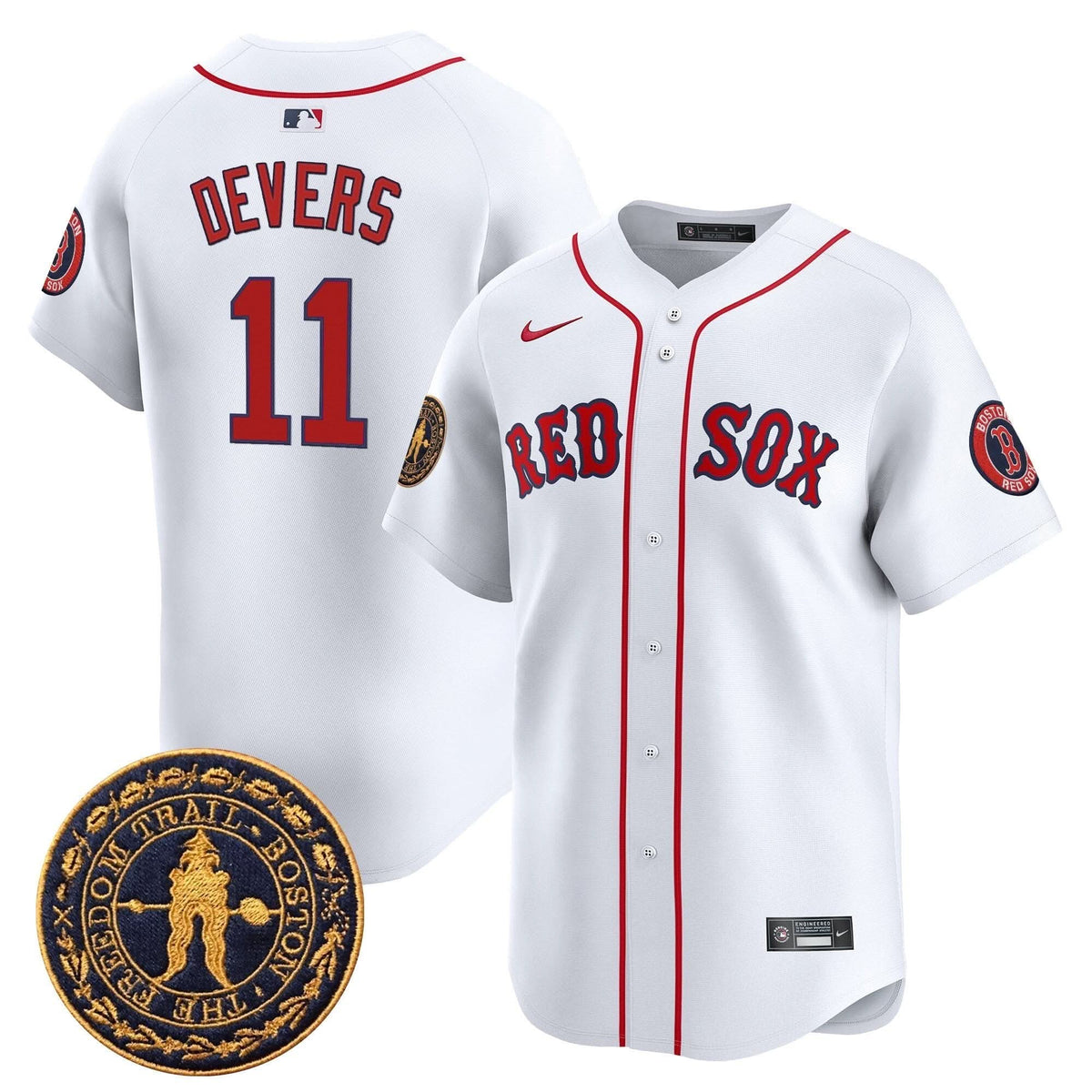 BRS Freedom Trail Patch Vapor Premier Limited Jersey - Stitched