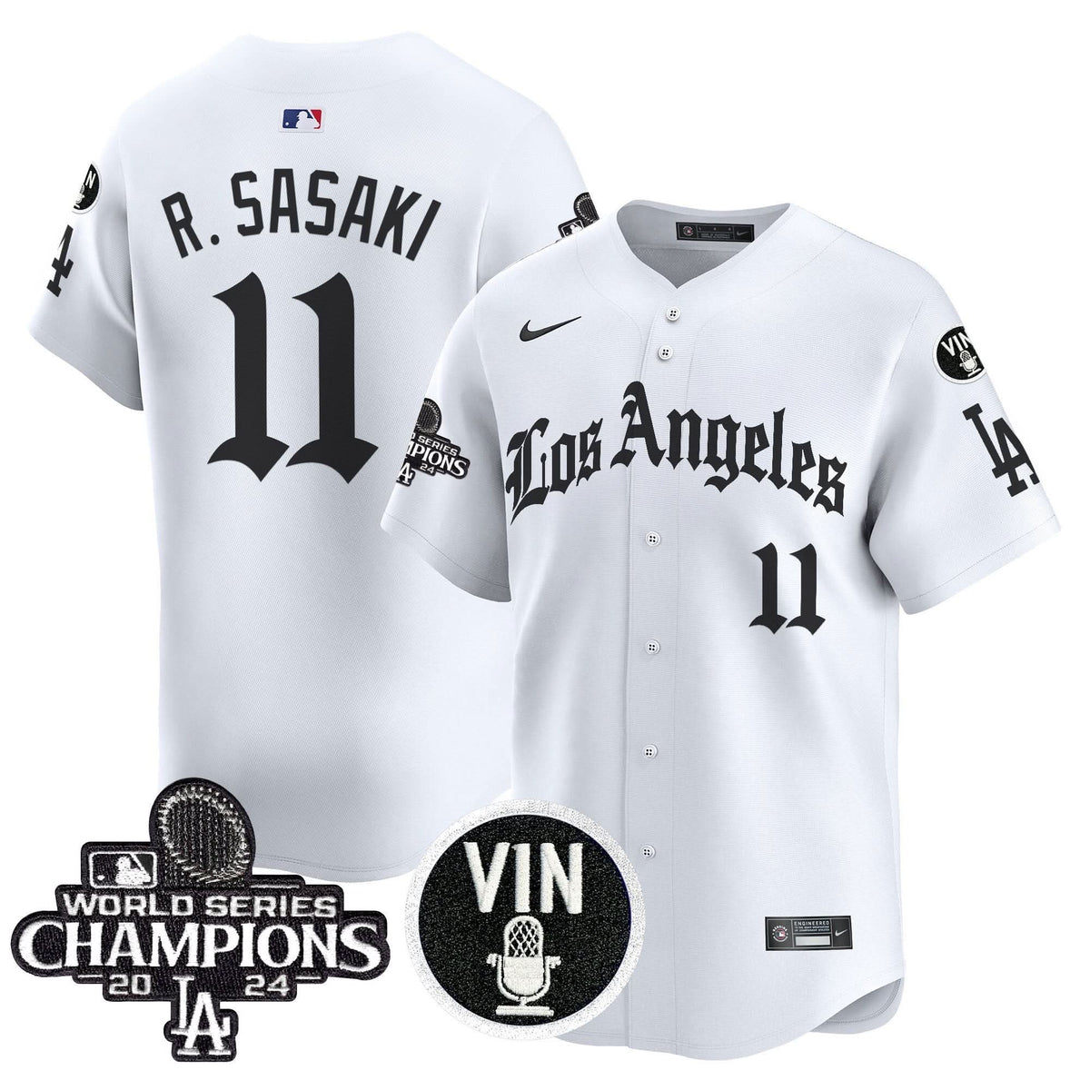 LAD 2025 LA Gothic Style Vapor Premier Limited Jersey - Stitched