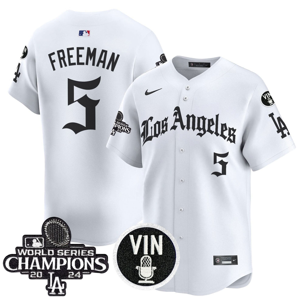 LAD 2025 LA Gothic Style Vapor Premier Limited Jersey - Stitched
