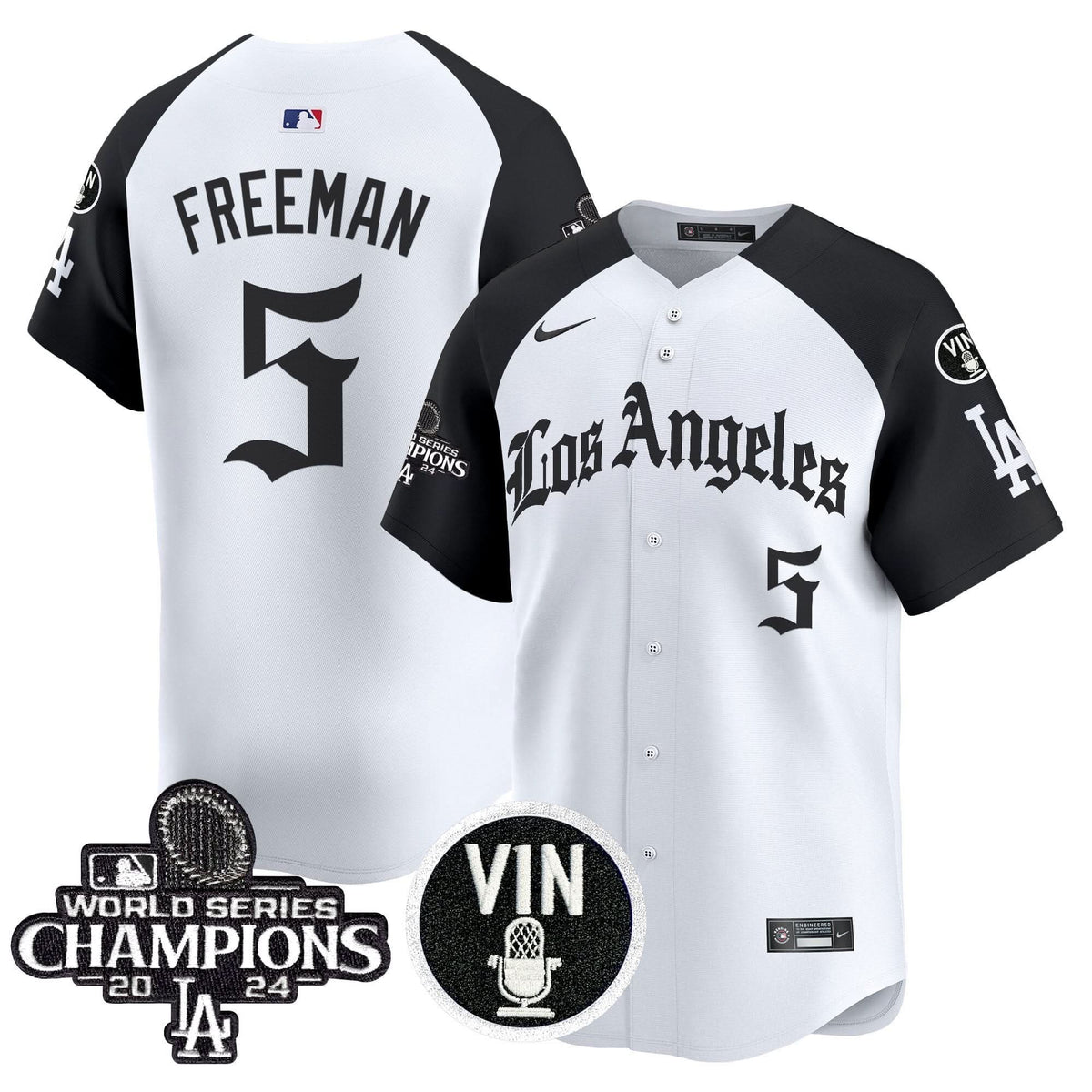 LAD 2025 LA Gothic Style Vapor Premier Limited Jersey - Stitched