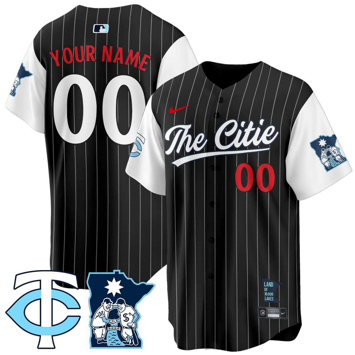 Custom Name/Gender MT City Connect Concept Jersey - Stitched