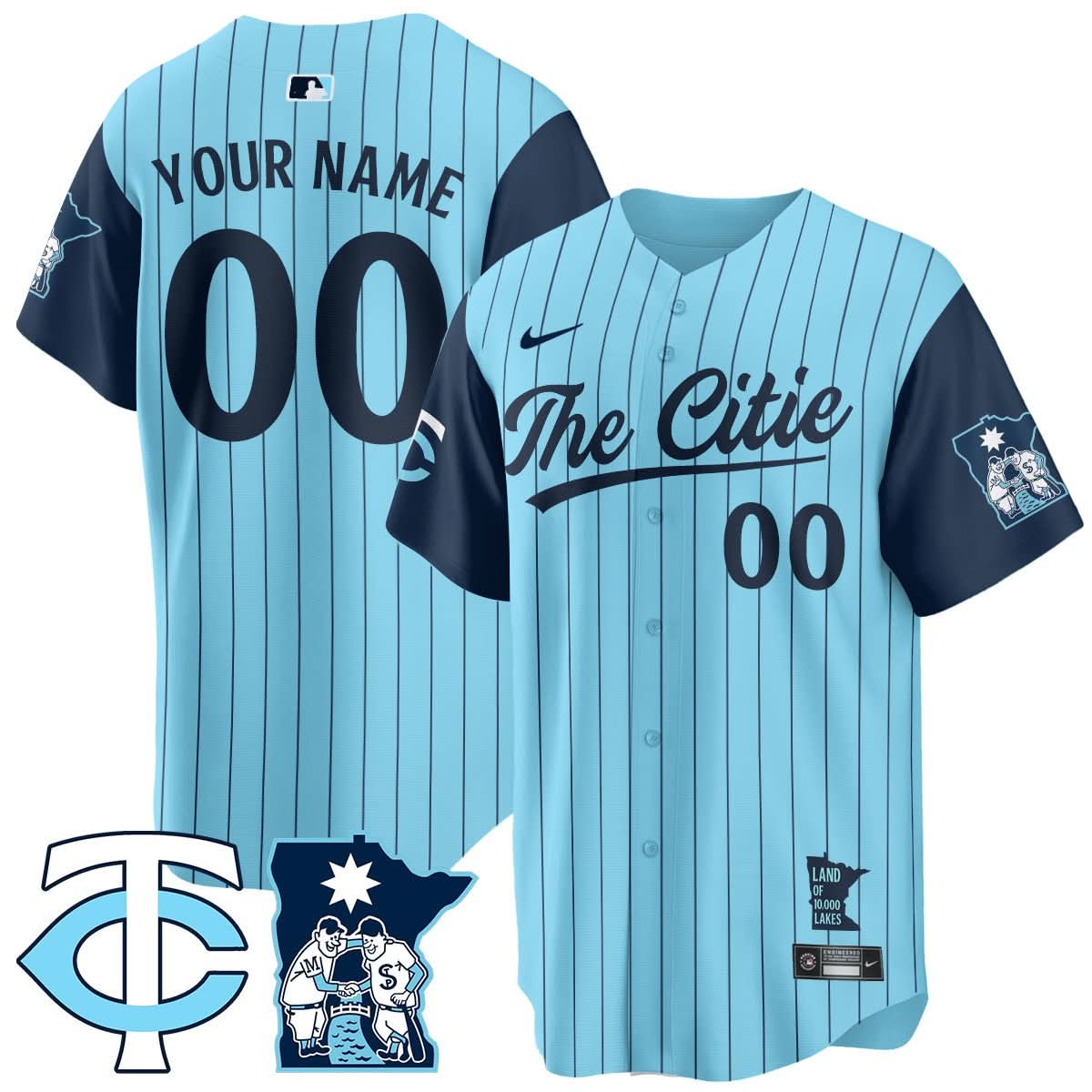 Custom Name/Gender MT City Connect Concept Jersey - Stitched