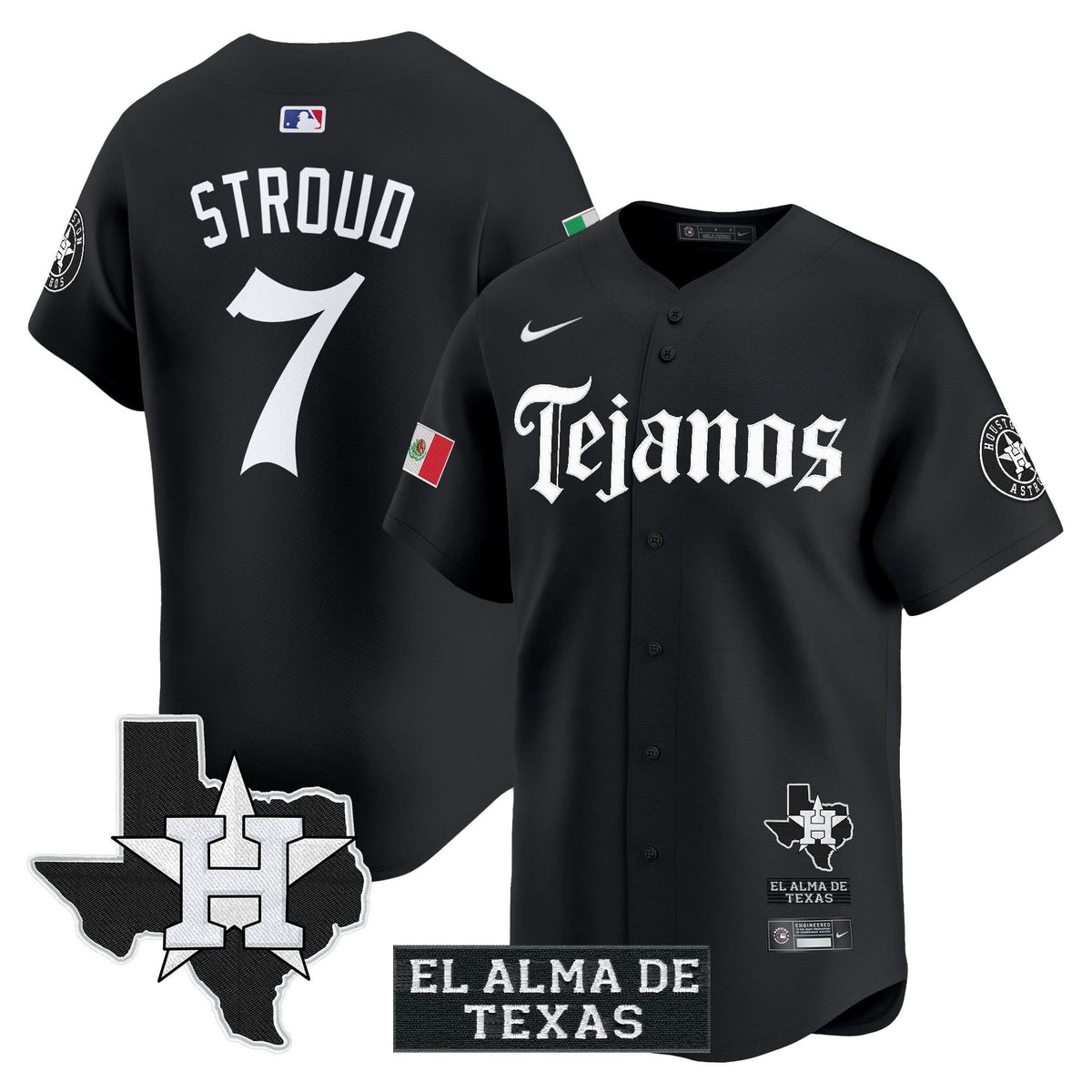 HA Mexico Tejano Barrio Style Vapor Premier Limited Jersey - Stitched