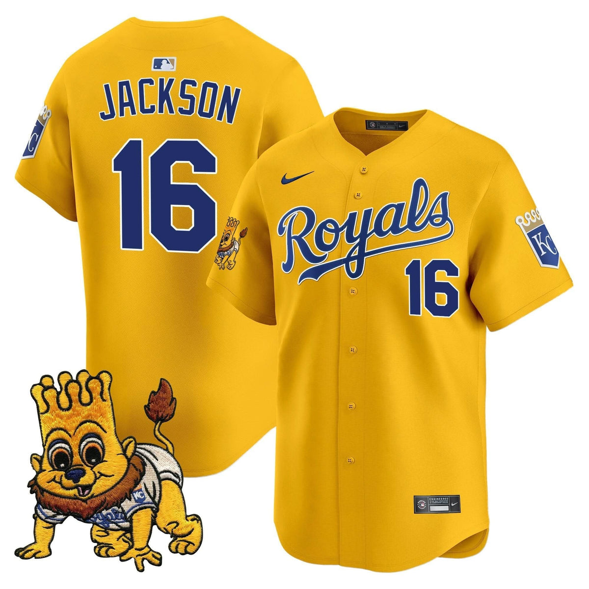 KCR Sluggerrr Patch Vapor Premier Limited Jersey - Stitched