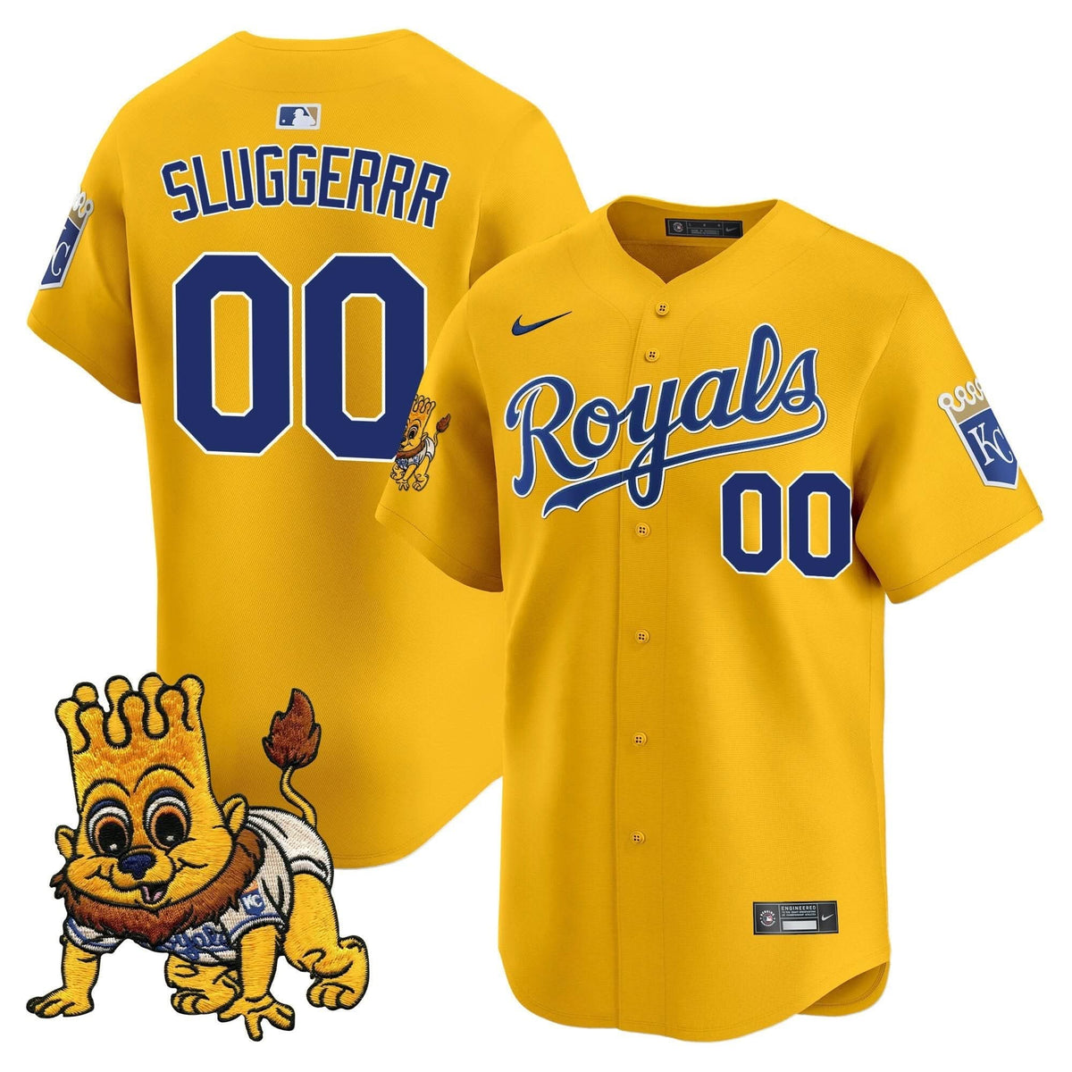 KCR Sluggerrr Patch Vapor Premier Limited Jersey - Stitched