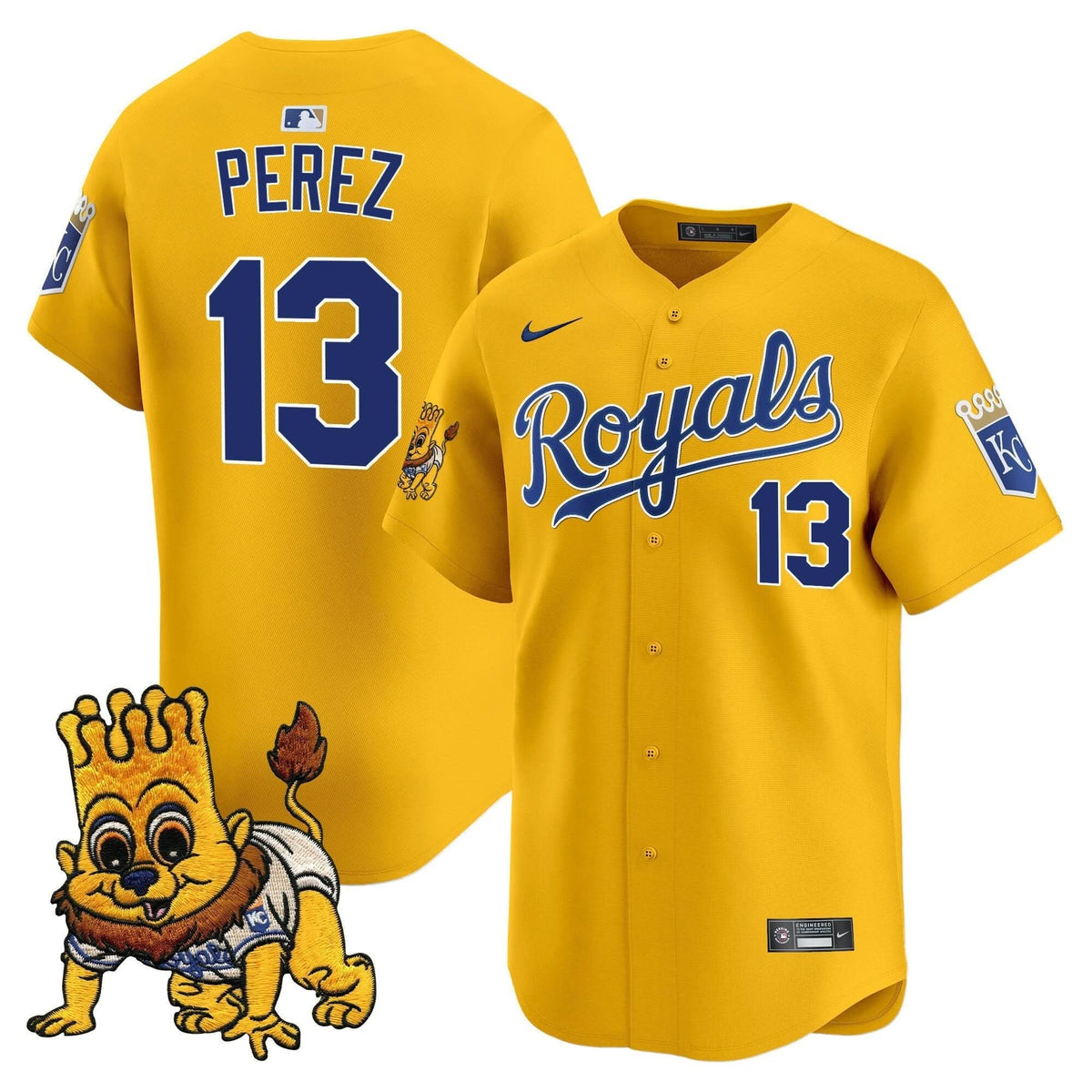 KCR Sluggerrr Patch Vapor Premier Limited Jersey - Stitched