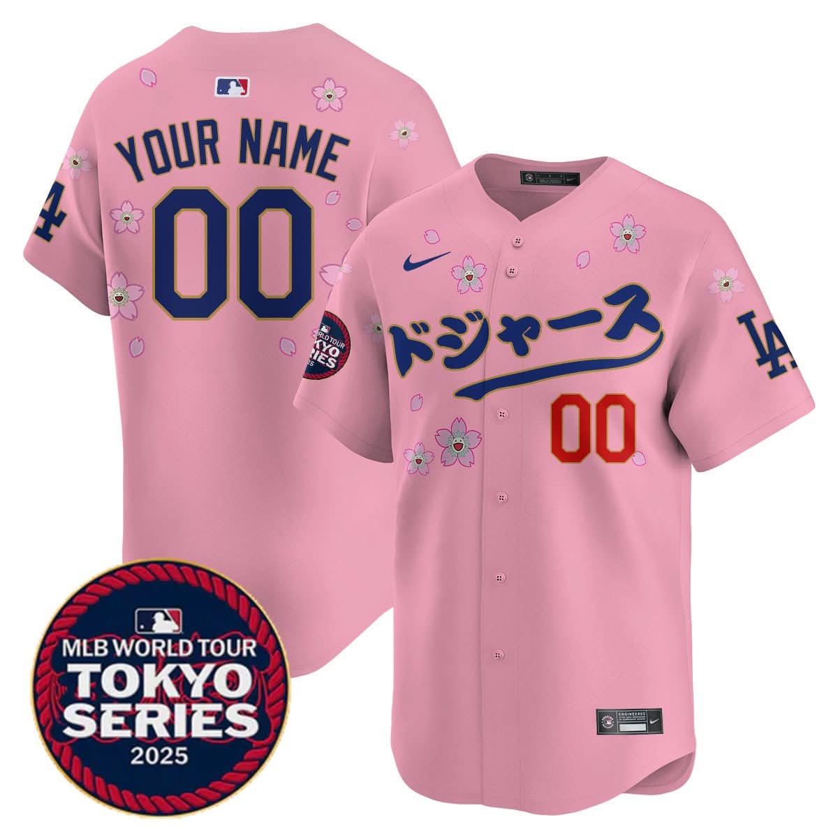 Custom LAD Tokyo Series 2025 Vapor Limited Jersey N6 - Stitched