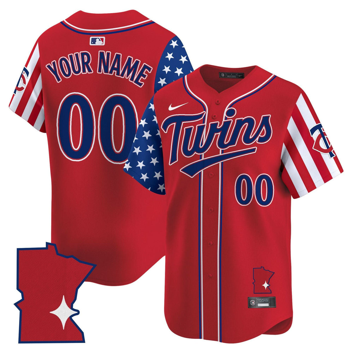 MT 2025 Independence Day Vapor Premier Limited Custom Jersey - Stitched