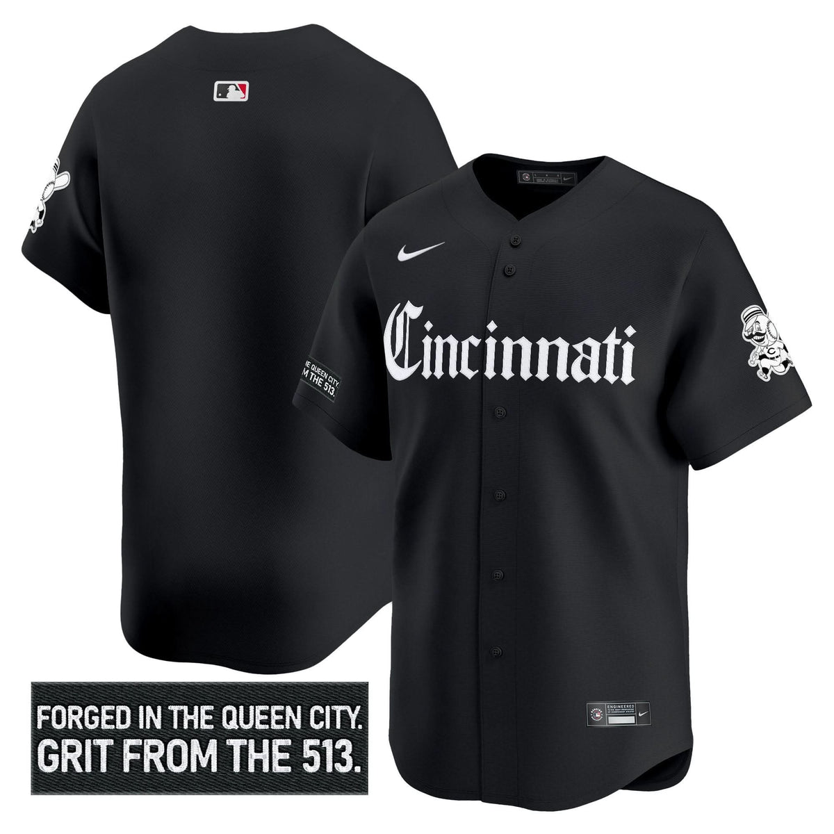 CR 'Gothic Queen City Edition' Vapor Premier Limited Jersey - Stitched