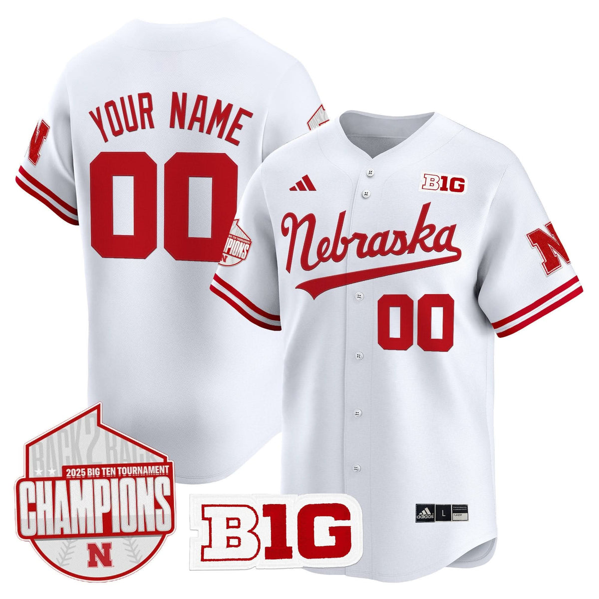 NH Back 2 Back Champions Patch Vapor Premier Limited Custom Jersey