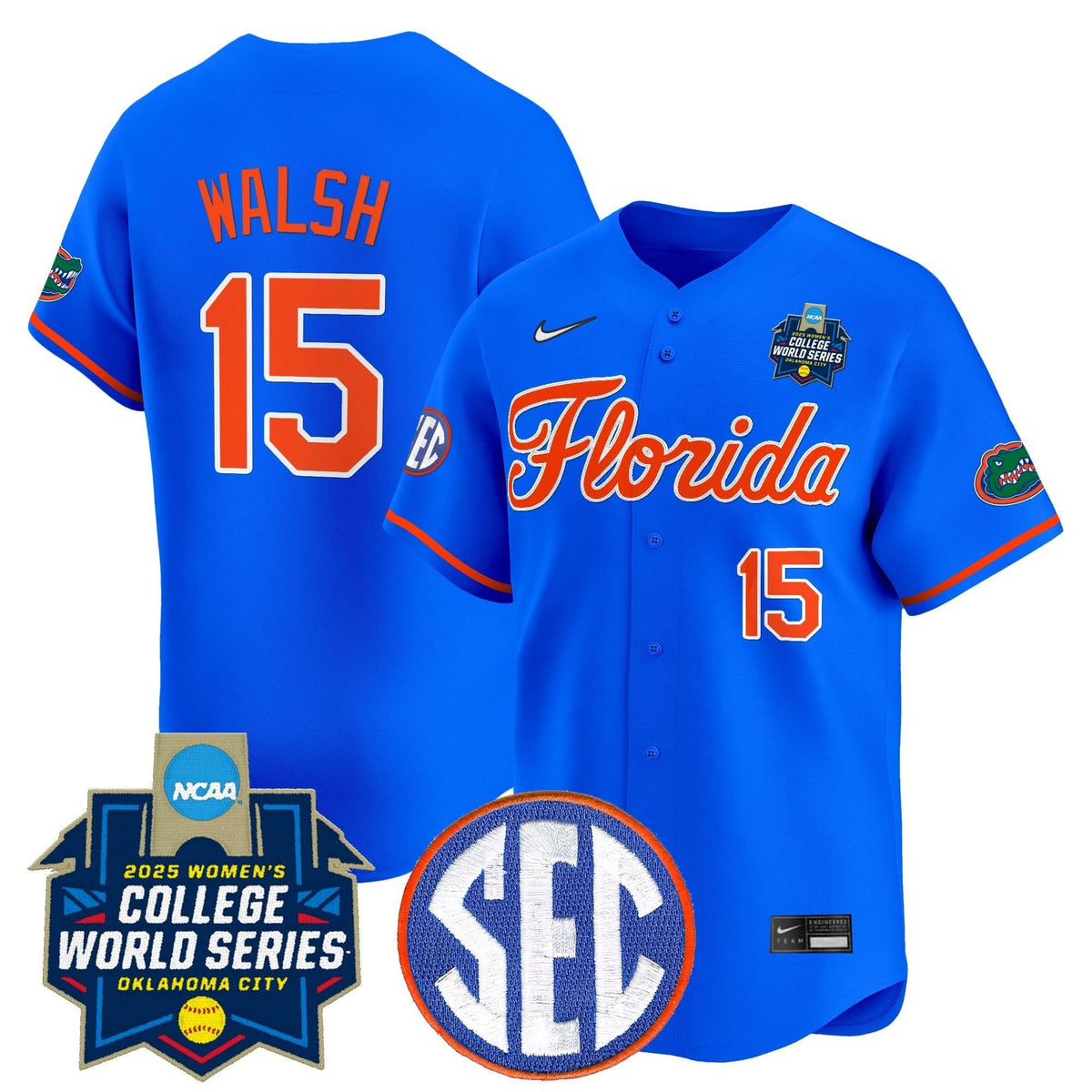 FG Softball 2025 World Series (WCWS) Vapor Premier Limited Jersey - Stitched