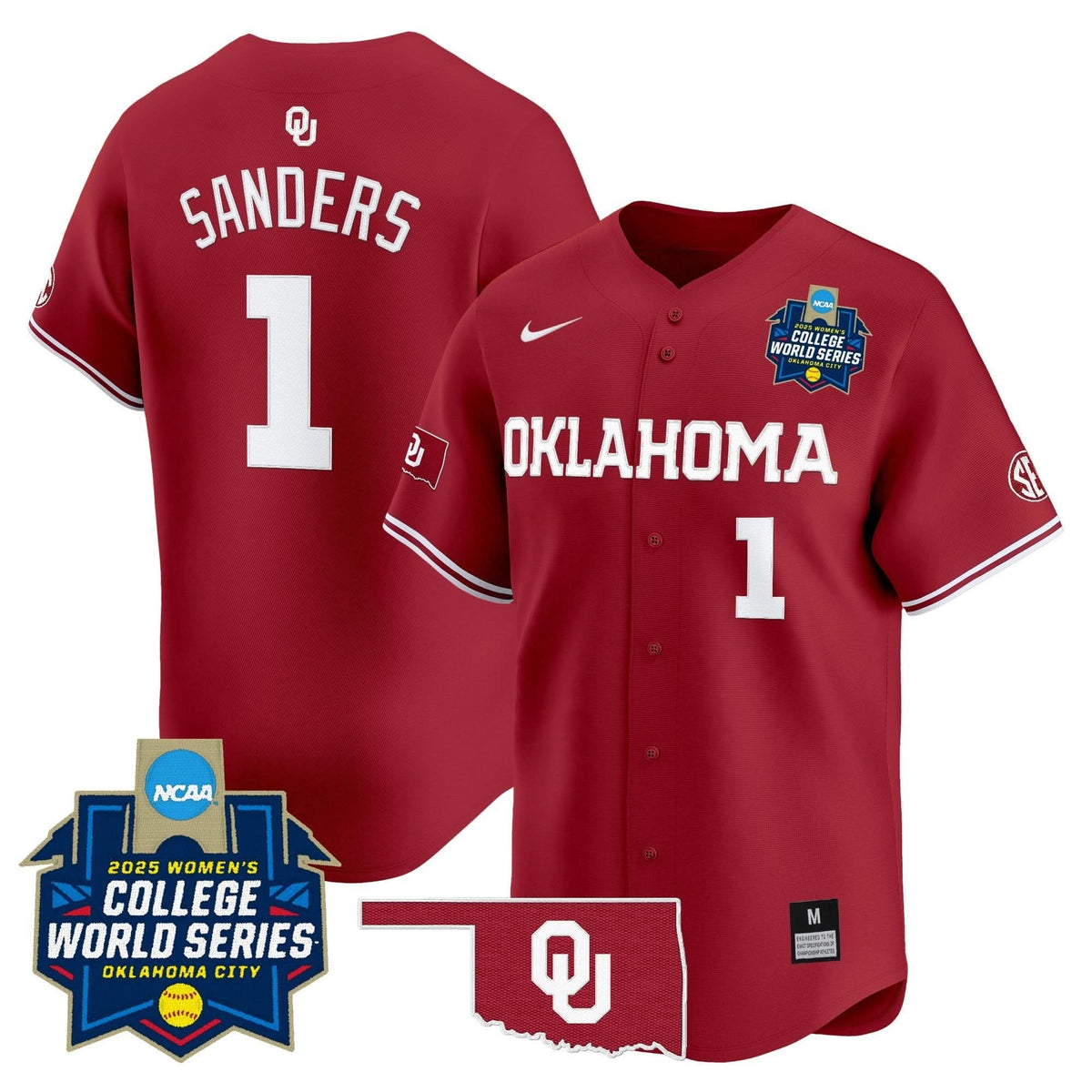 OS Softball 2025 World Series (WCWS) Vapor Premier Limited Jersey - Stitched