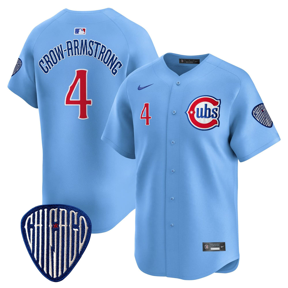CC Blue Alternate Vapor Premier Limited Jersey - Stitched