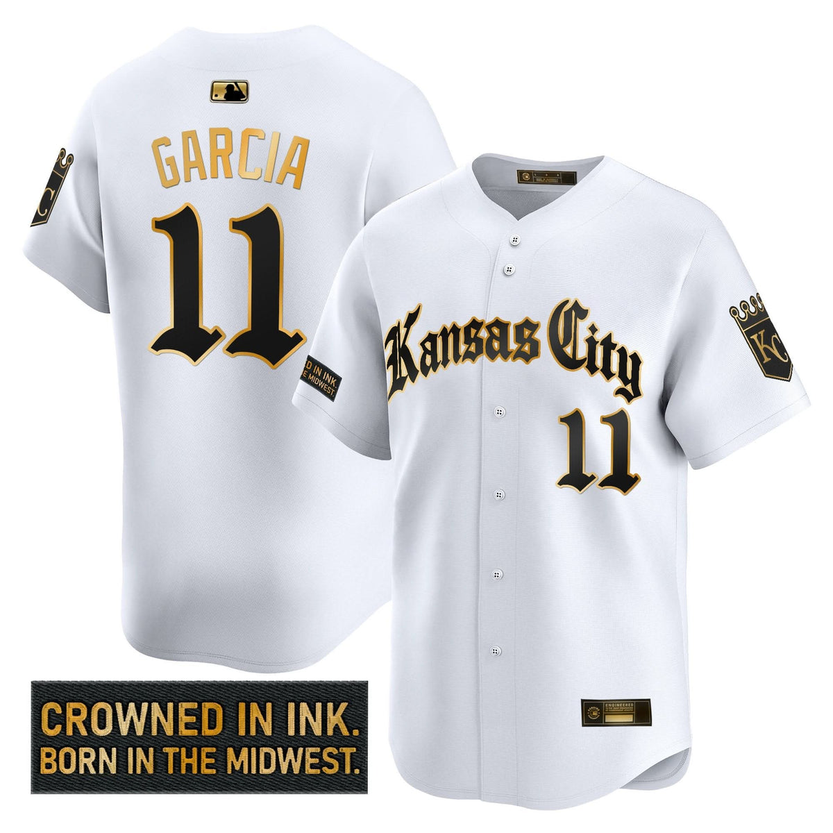 KCR 'Gothic Crown Edition' Gold Vapor Premier Limited Jersey - Stitched