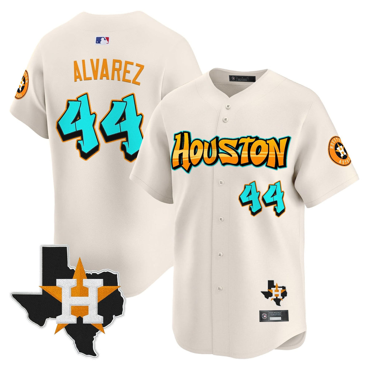 HA 'Graffiti H-Town Edition' Vapor Premier Limited Jersey - Stitched