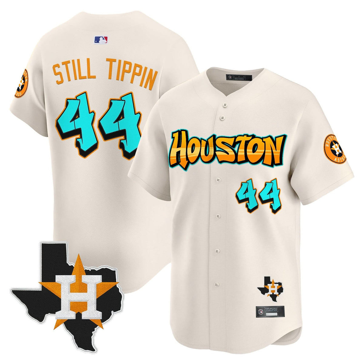 HA 'Graffiti H-Town Edition' Vapor Premier Limited Jersey - Stitched