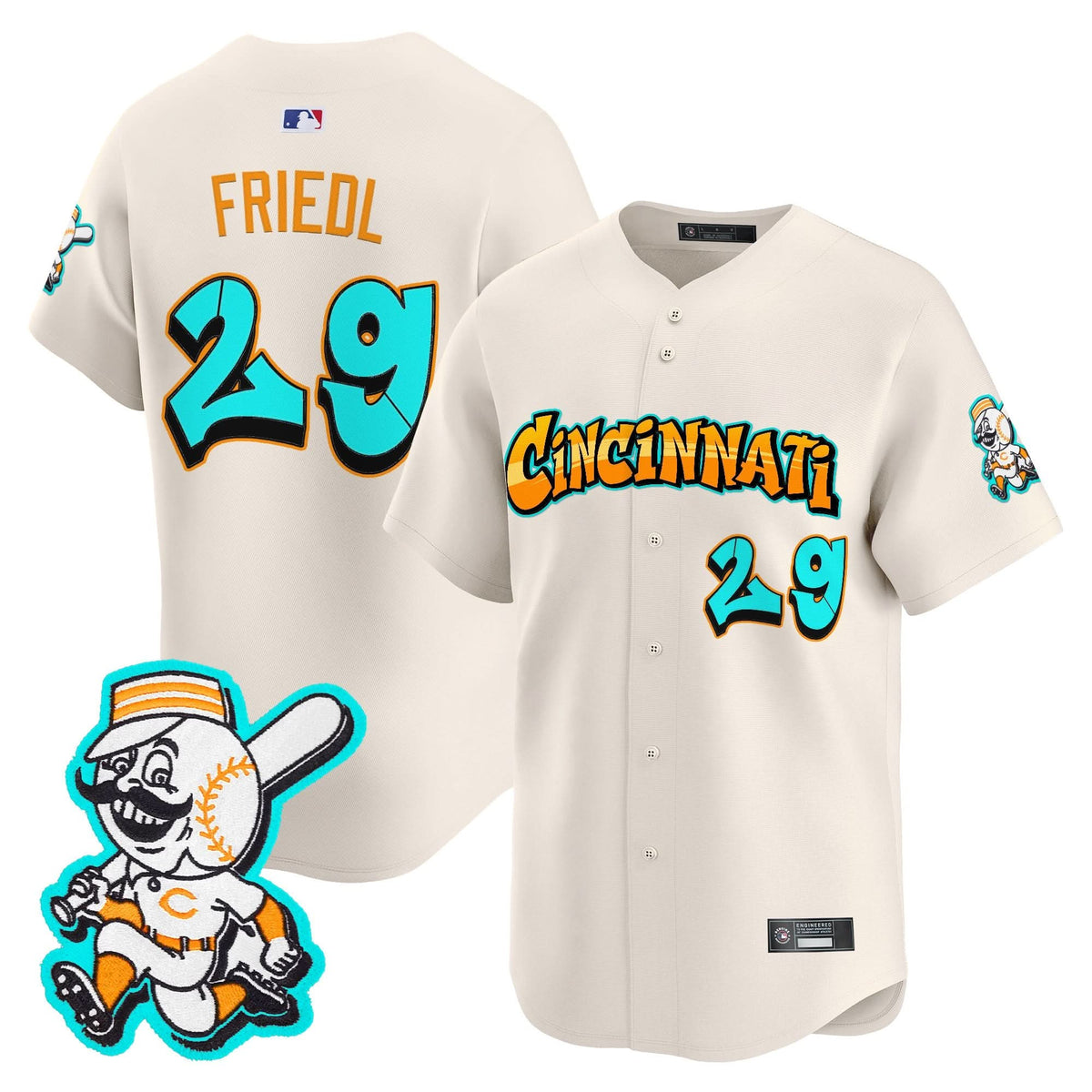 CR 'Graffiti Queen City Edition' Vapor Premier Limited Jersey - Stitched