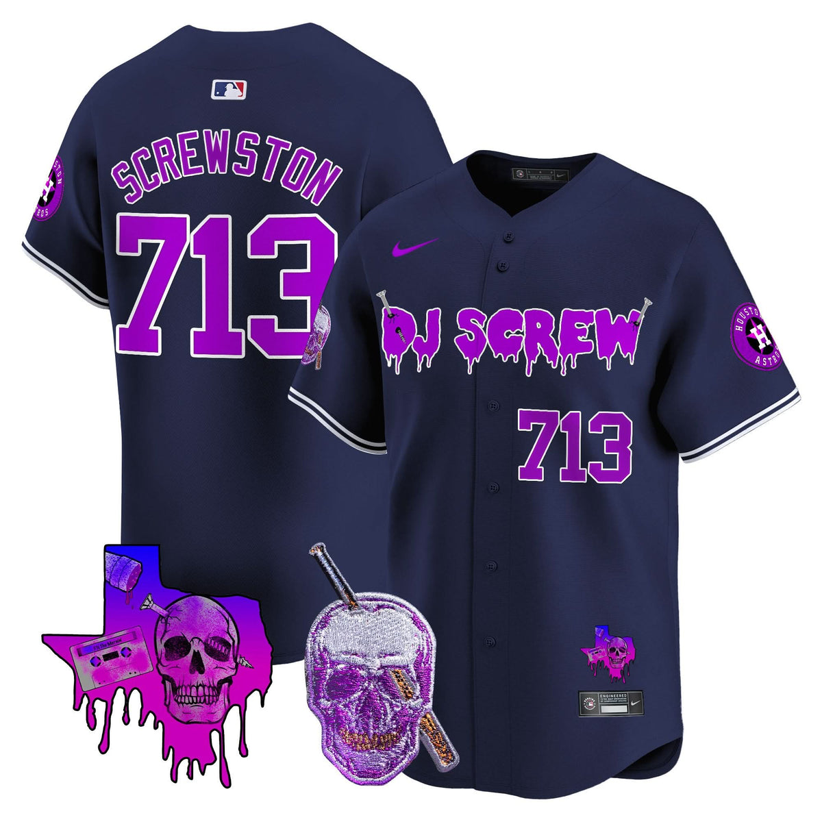 HA DJ Screw Vapor Premier Limited Jersey - Stitched