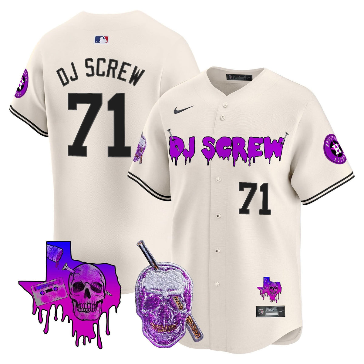 HA DJ Screw Vapor Premier Limited Jersey - Stitched